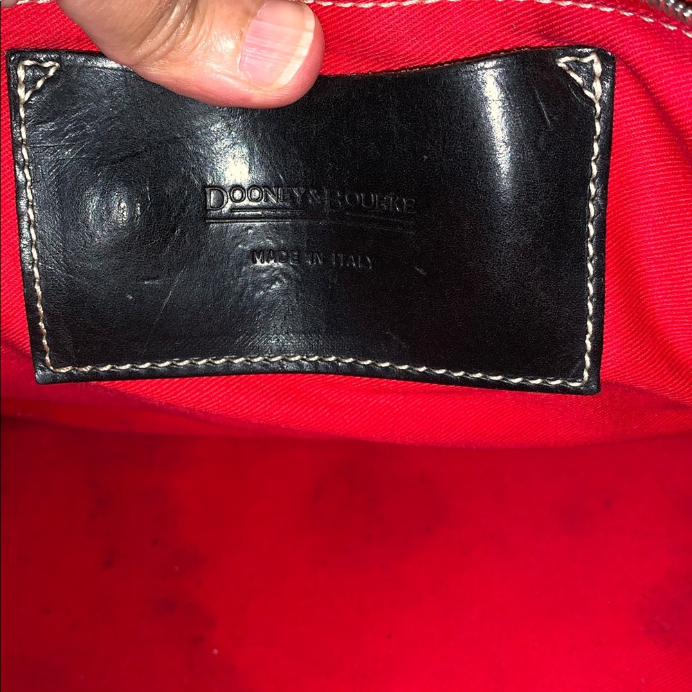 Dooney & Bourke ALTO Black Italian Leather Briefcase - Picture 11 of 17